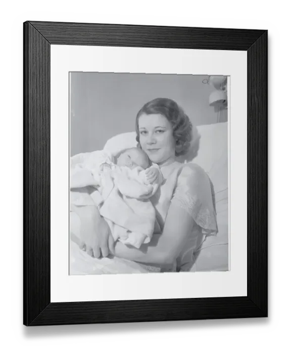 Framed Print : Mother Holding Newborn Framed Print : Mother Holding Newborn