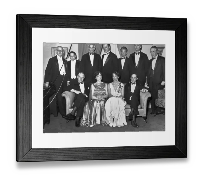 Framed Print : Eleanor Roosevelt Attending Authors Dinner Framed Print : Eleanor Roosevelt Attending Authors Dinner