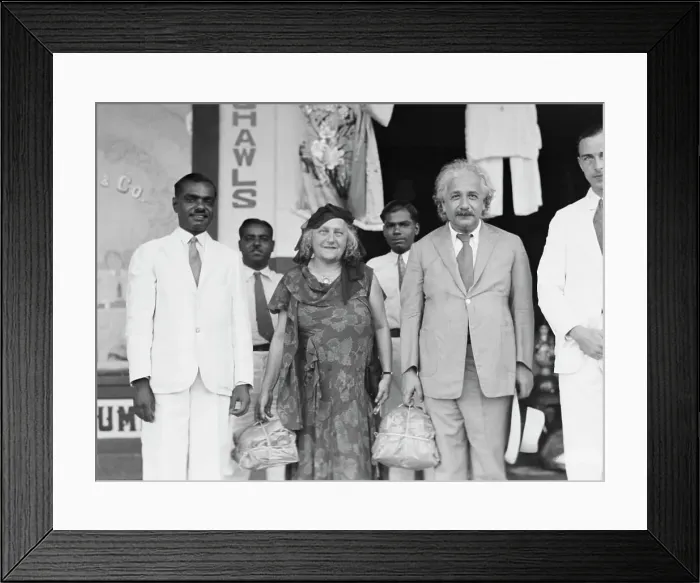 Framed Print : Albert Einstein and Others Framed Print : Albert Einstein and Others