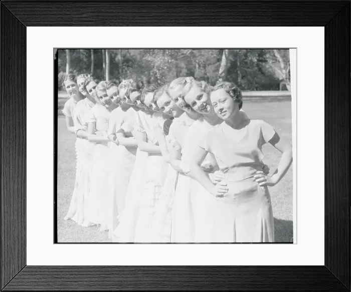 Framed Print : Women Participating in Talent Show Framed Print : Women Participating in Talent Show