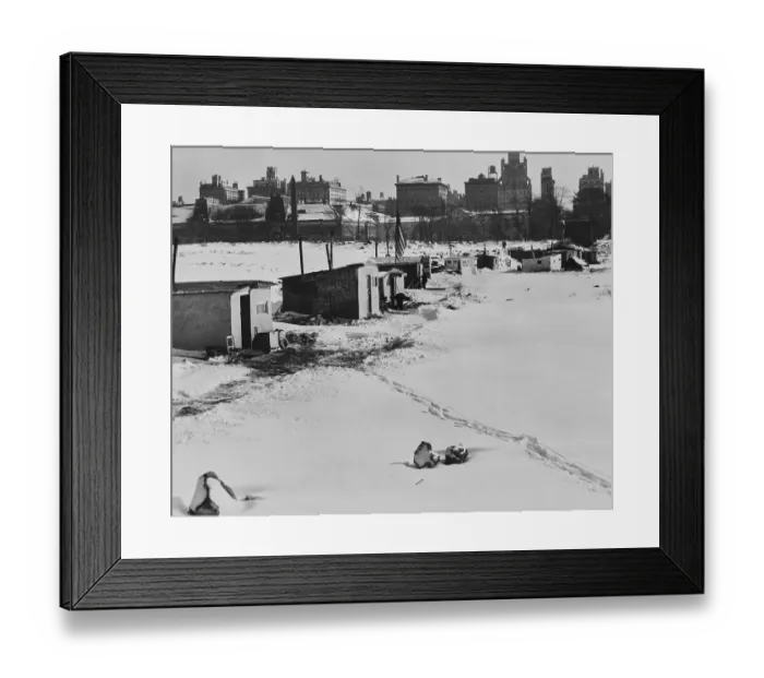 Framed Print : Makeshift Camps In Central Park Framed Print : Makeshift Camps In Central Park