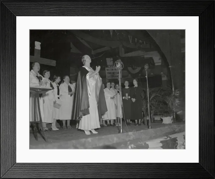 Framed Print : Revival Meeting Framed Print : Revival Meeting
