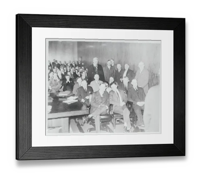 Framed Print : Prisoners Appearing in Court Framed Print : Prisoners Appearing in Court
