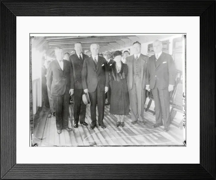 Framed Print : Portrait of Attendees at Pan American Conference