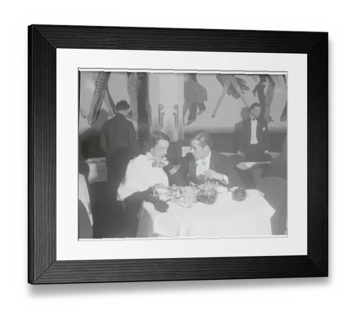 Framed Print : Celebrities at The Brown Derby