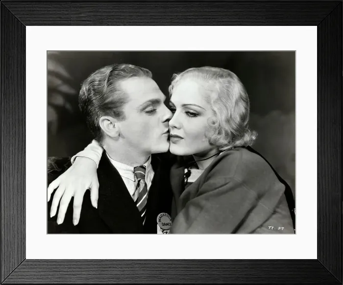 Framed Print : James Cagney Kissing Mary Clark Framed Print : James Cagney Kissing Mary Clark