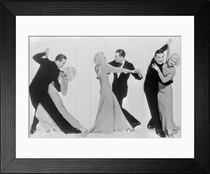 Framed Print : Actress Jean Harlow Dancing with Tango Creator Gene La Verne Framed Print : Actress Jean Harlow Dancing with Tango Creator Gene La Verne