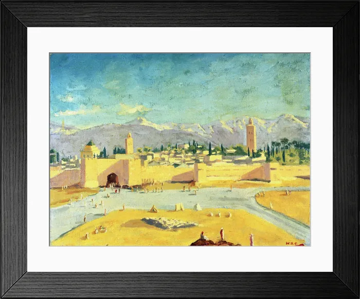 Framed Print : Painting by Prime Minister Winston Churchill Framed Print : Painting by Prime Minister Winston Churchill