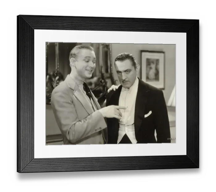 Framed Print : John Barrymore and Lee Tracy in Dinner at Eight Framed Print : John Barrymore and Lee Tracy in Dinner at Eight
