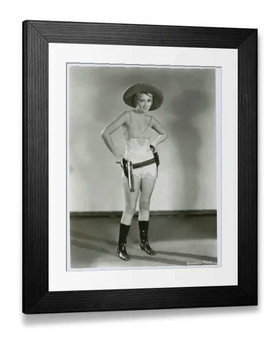 Framed Print : Joan Blondell in Western Gear Framed Print : Joan Blondell in Western Gear