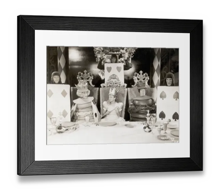 Framed Print : Scene from the 1933 Film Alice in Wonderland Framed Print : Scene from the 1933 Film Alice in Wonderland