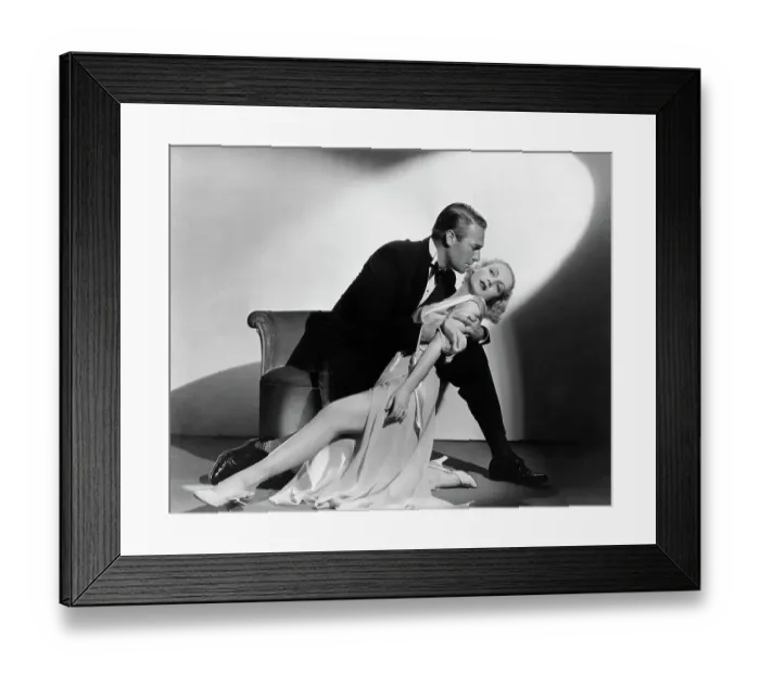 Framed Print : Randolph Scott Embracing Carole Lombard Framed Print : Randolph Scott Embracing Carole Lombard