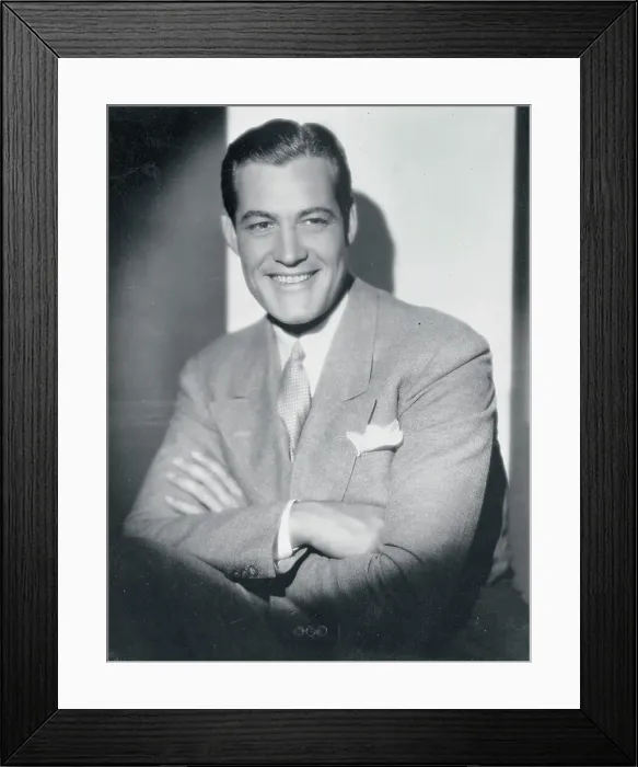 Framed Print : Portrait of Paramount Pictures Actor Charles Starrett Framed Print : Portrait of Paramount Pictures Actor Charles Starrett