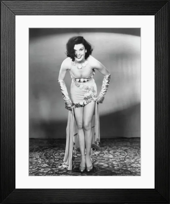 Framed Print : Portrait of Actress Pat Wing Lifting Her Dress Framed Print : Portrait of Actress Pat Wing Lifting Her Dress