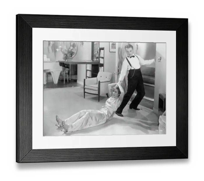 Framed Print : James Cagney Appearing with Mae Clark Framed Print : James Cagney Appearing with Mae Clark