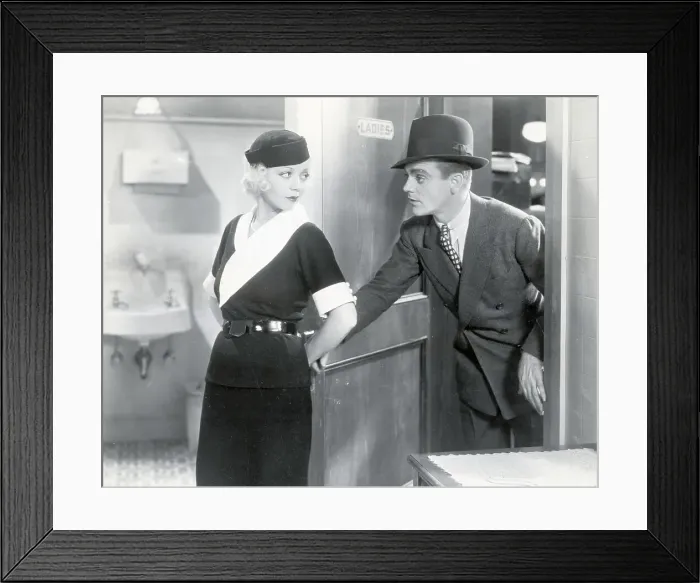 Framed Print : James Cagney Shown with Alice White Framed Print : James Cagney Shown with Alice White