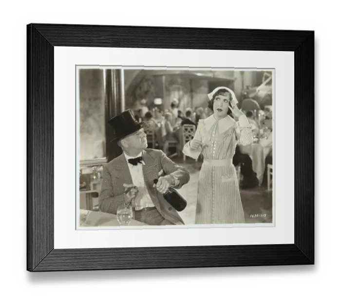 Framed Print : Gracie Allen and W.C. Fields Performing Framed Print : Gracie Allen and W.C. Fields Performing