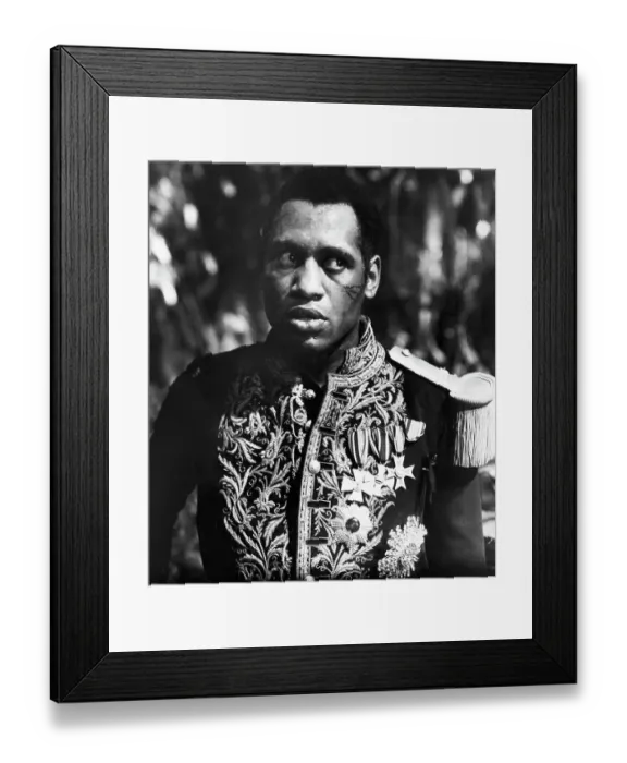 Framed Print : Paul Robeson In The Emperor Jones
