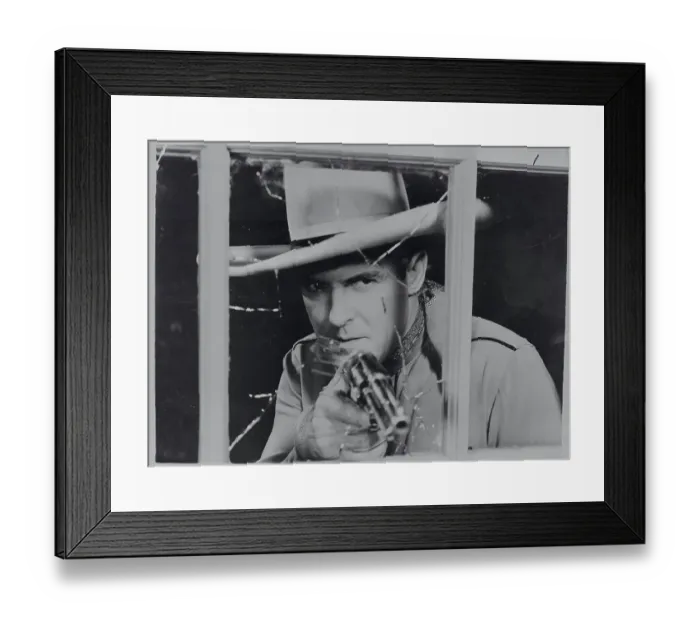 Framed Print : Portrait of Ken Maynard Framed Print : Portrait of Ken Maynard