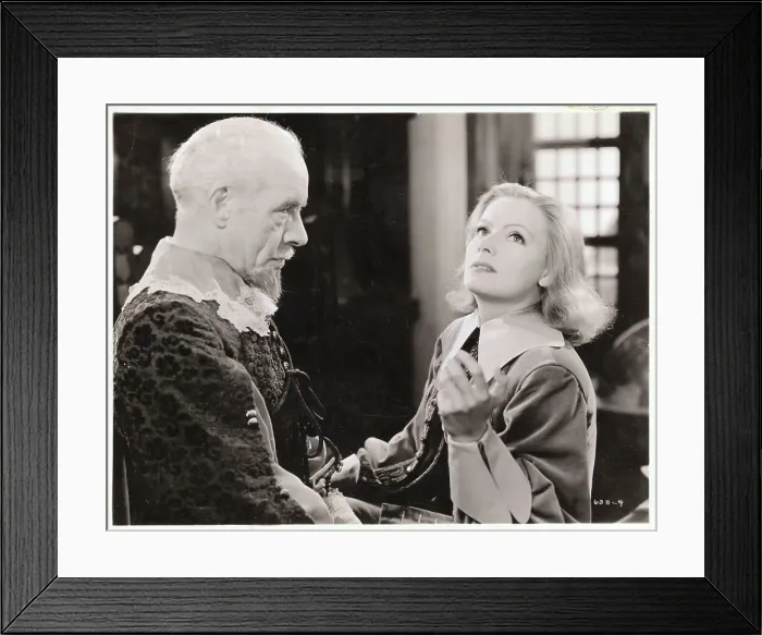 Framed Print : Greta Garbo Acting with Lewis Stone Framed Print : Greta Garbo Acting with Lewis Stone