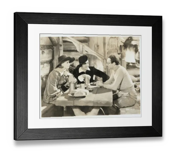 Framed Print : Greta Garbo with John Gilbert and Rouben Mamoulian Framed Print : Greta Garbo with John Gilbert and Rouben Mamoulian
