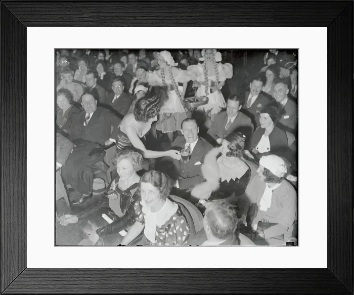 Framed Print : Ethel Merman Serving Beer Framed Print : Ethel Merman Serving Beer