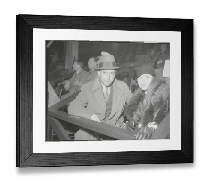 Framed Print : Portrait of Fritzie Ridgeway and Constantine Bakaleinikoff Framed Print : Portrait of Fritzie Ridgeway and Constantine Bakaleinikoff