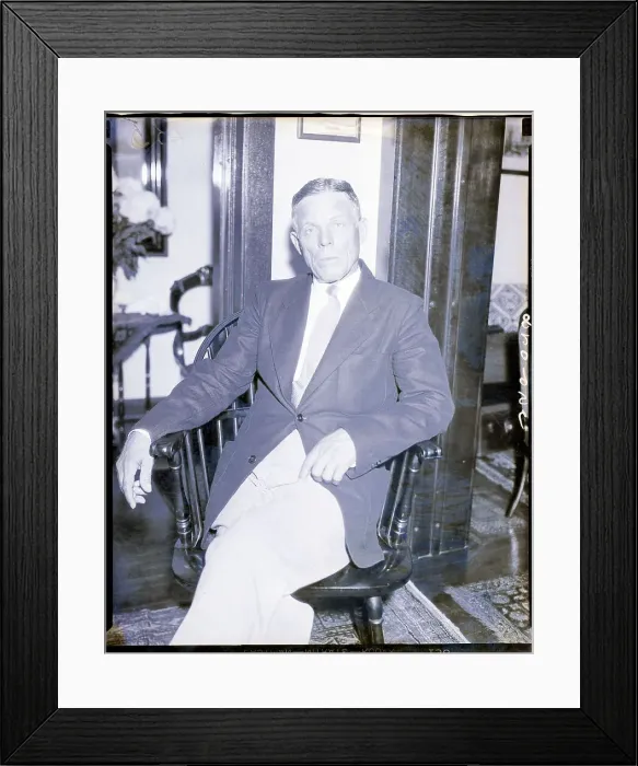 Framed Print : Professor William E. Dodd Seated Framed Print : Professor William E. Dodd Seated