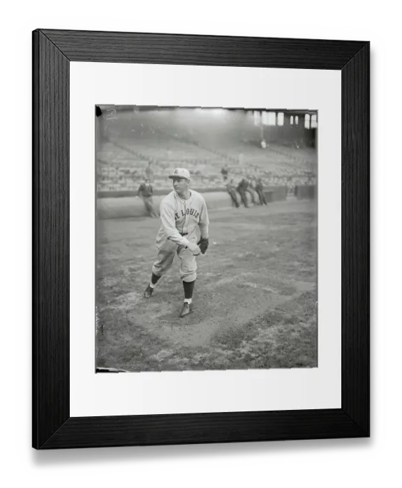 Framed Print : Bump Hadley Throwing Baseball Framed Print : Bump Hadley Throwing Baseball