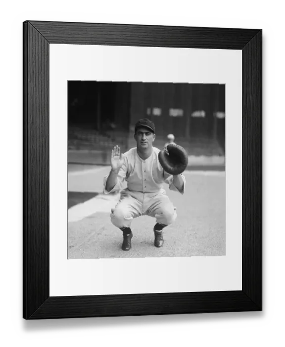 Framed Print : Washington Senators Catcher Moe Berg Framed Print : Washington Senators Catcher Moe Berg