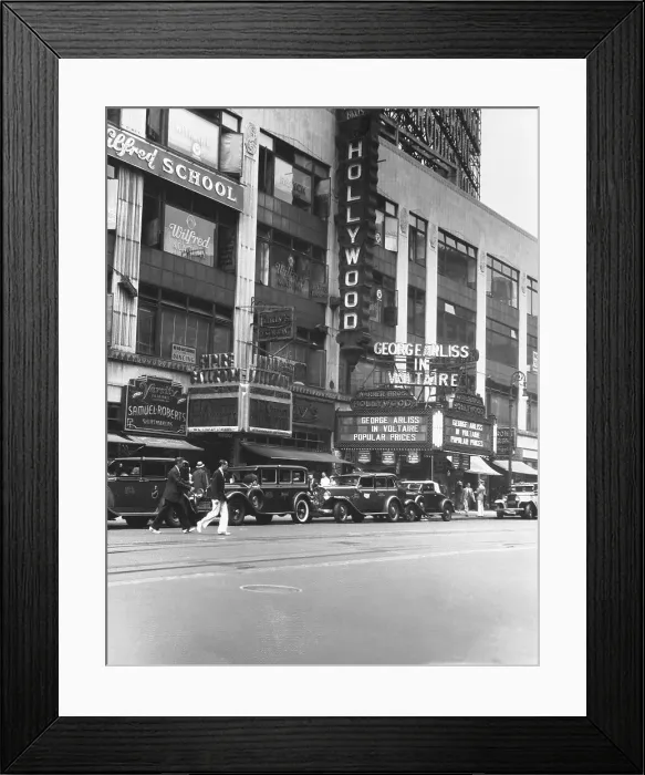 Framed Print : Hollywood Theatre Framed Print : Hollywood Theatre