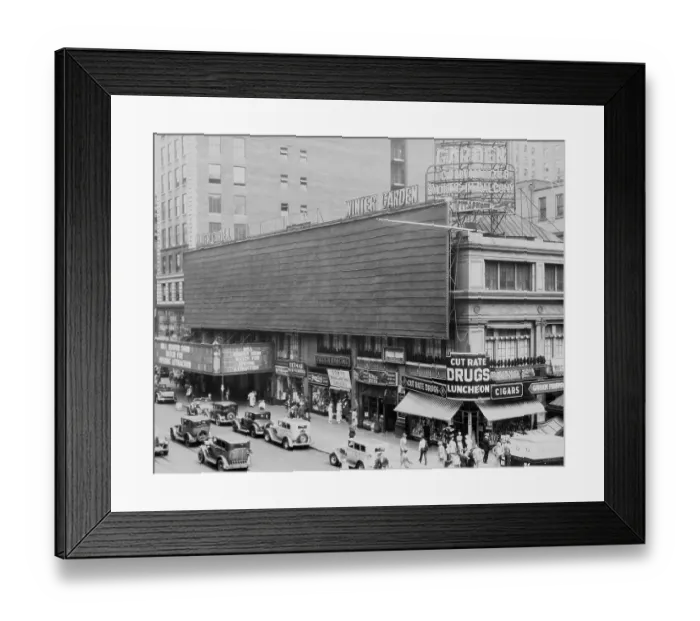 Framed Print : Winter Garden Theater Framed Print : Winter Garden Theater