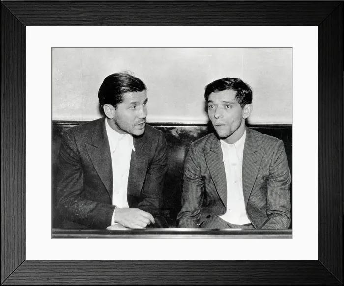 Framed Print : Portrait of Two Gang Members Framed Print : Portrait of Two Gang Members