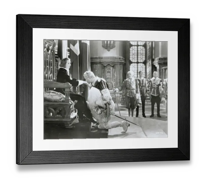 Framed Print : Fellow Actor Kissing the Hand of Great Garbo Framed Print : Fellow Actor Kissing the Hand of Great Garbo