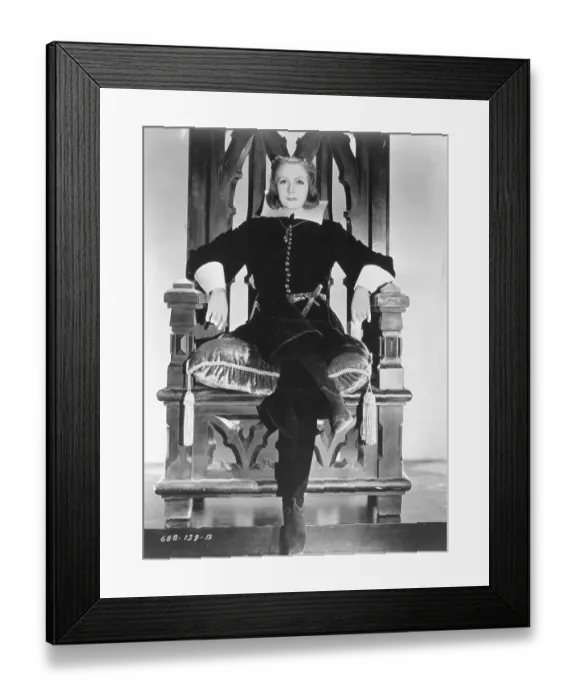 Framed Print : Actress Greta Garbo in Queen Christina Framed Print : Actress Greta Garbo in Queen Christina