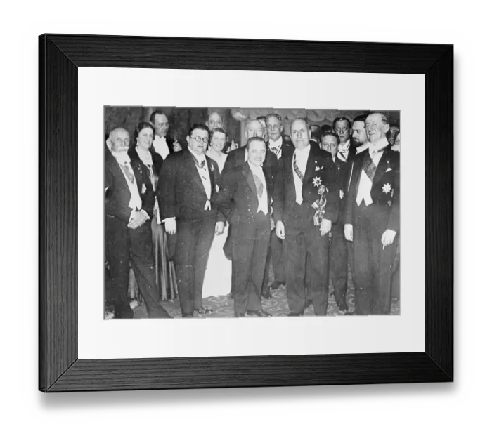 Framed Print : Mussolini Hosts Diplomatic Reception Framed Print : Mussolini Hosts Diplomatic Reception