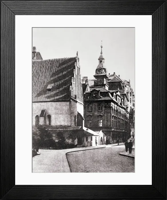 Framed Print : Old--New Synagogue Framed Print : Old--New Synagogue