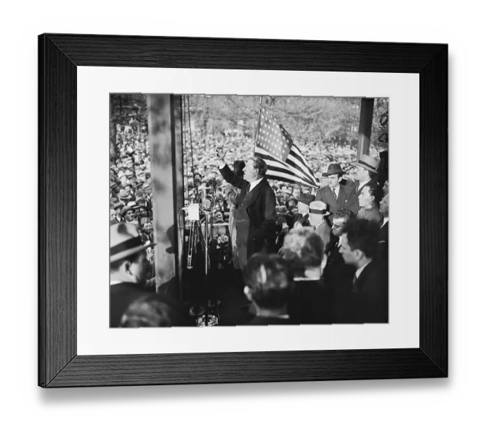Framed Print : Rabbi Stephen Wise Addressing Protesters Framed Print : Rabbi Stephen Wise Addressing Protesters