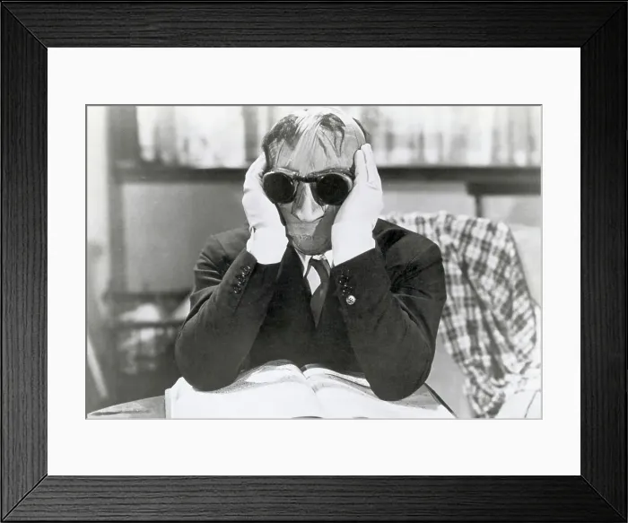 Framed Print : Claude Rains as the Invisible Man Framed Print : Claude Rains as the Invisible Man