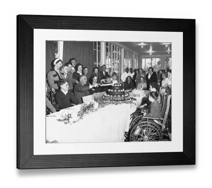 Framed Print : President Roosevelt's 51st Birthday