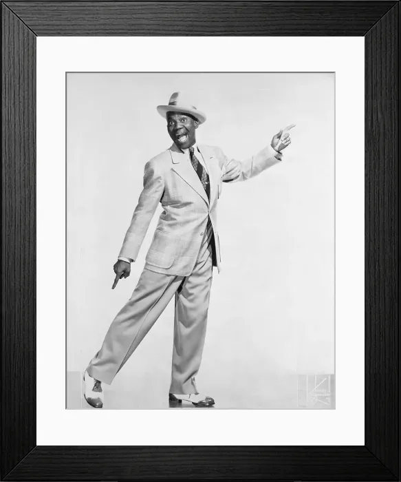 Framed Print : Bill Robinson Singing, Dancing Framed Print : Bill Robinson Singing, Dancing