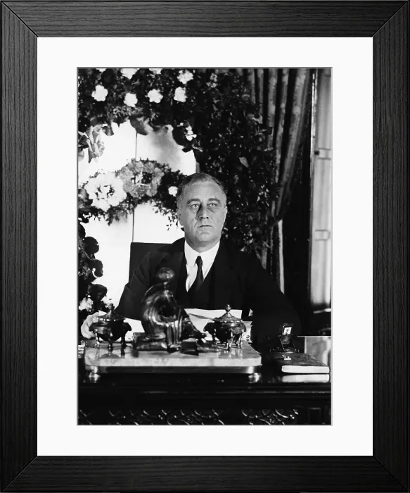 Framed Print : Portrait of FDR Framed Print : Portrait of FDR