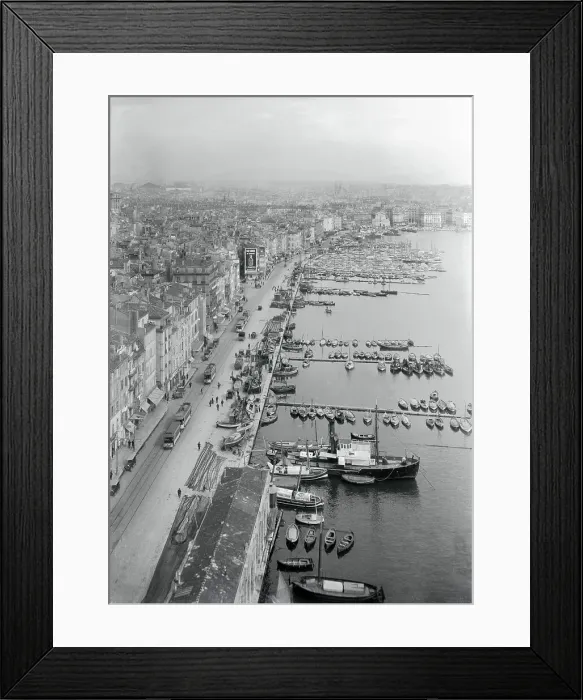 Framed Print : Marseille from Transporter Bridge Framed Print : Marseille from Transporter Bridge