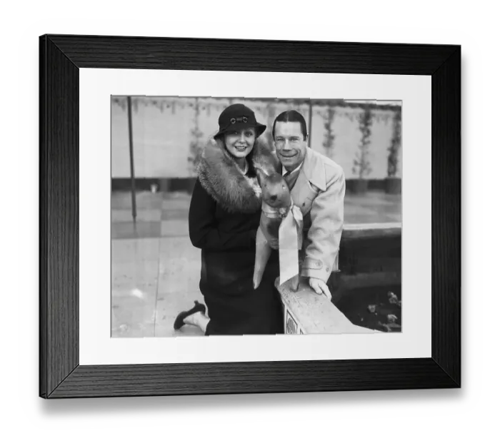 Framed Print : Gloria Stuart and Joe E. Brown Framed Print : Gloria Stuart and Joe E. Brown