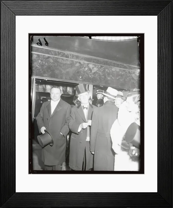 Framed Print : David Sarnoff Attending Radio City Opening Framed Print : David Sarnoff Attending Radio City Opening