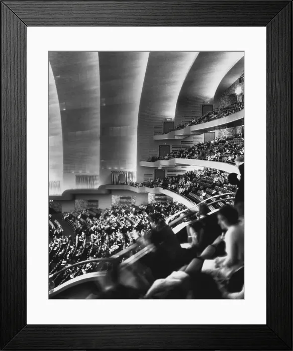 Framed Print : Interior of Radio City Music Hall Framed Print : Interior of Radio City Music Hall