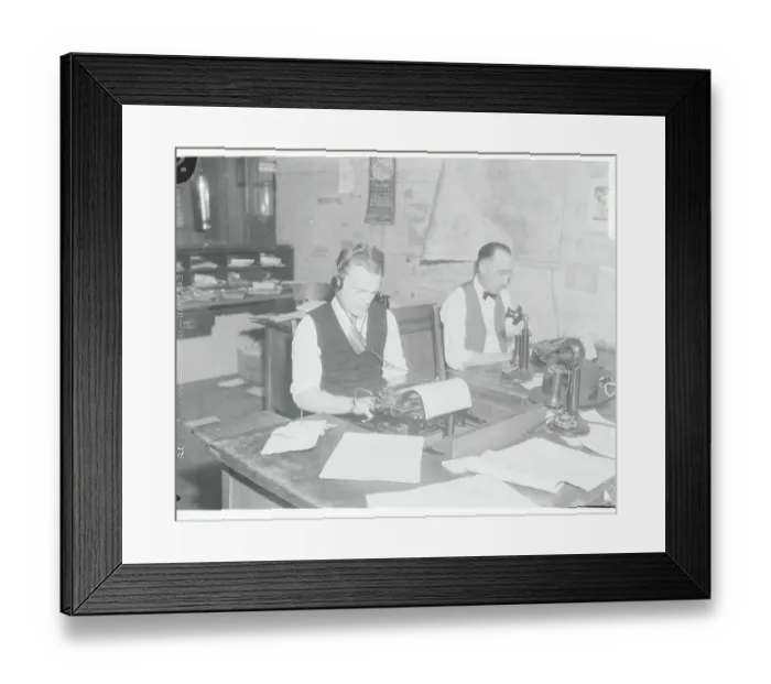 Framed Print : James Cagney Taking Story over Telephone Framed Print : James Cagney Taking Story over Telephone