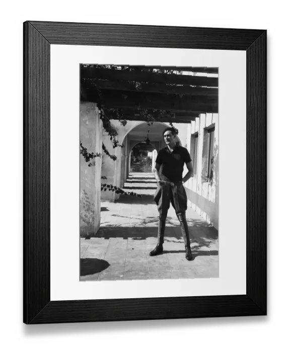 Framed Print : Gary Cooper in Riding Gear Framed Print : Gary Cooper in Riding Gear