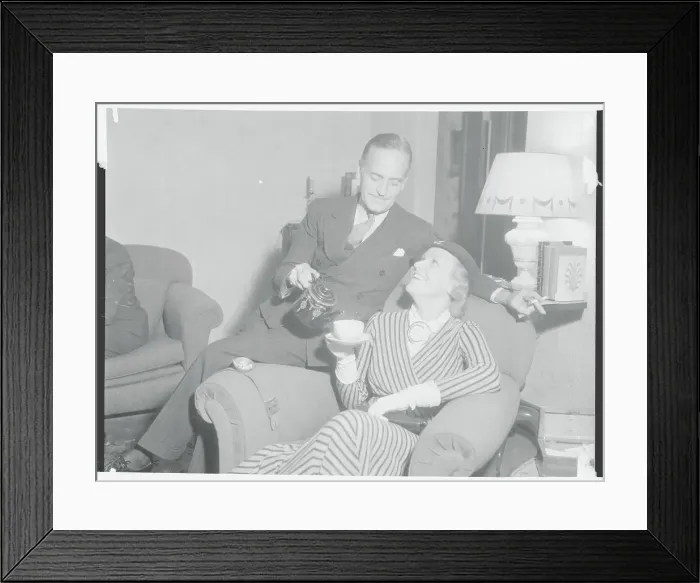 Framed Print : Claudia and Ralph Morgan Framed Print : Claudia and Ralph Morgan