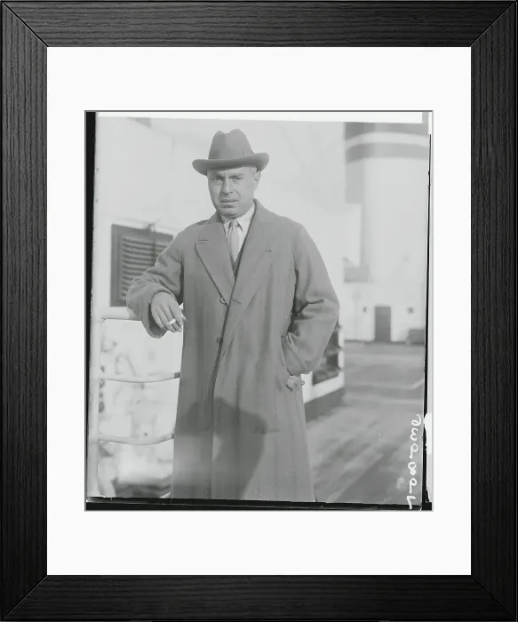 Framed Print : Portrait of Marchese Francesco De Pinedo Framed Print : Portrait of Marchese Francesco De Pinedo